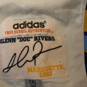 adidas | Other | Adidas True School Doc Rivers Marquette Jersey | Poshmark